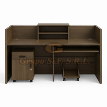 Cargar imagen en el visor de la galería, COUNTER 28X71X40’’ TED MARRON Muebles de Oficina