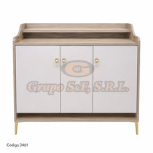 Cargar imagen en el visor de la galería, CREDENZA 13X40X41’’ CREMA/GRIS - Muebles de Oficina