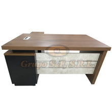 Load image into Gallery viewer, ESCRITORIO 32X56X30 TOMY MARRON/NE - Muebles de Oficina