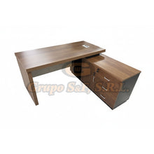 Load image into Gallery viewer, ESCRITORIO 32X56X30 TOMY MARRON/NE - Muebles de Oficina