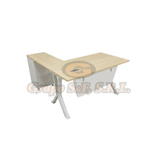 Cargar imagen en el visor de la galería, ESCRITORIO L 28X56X30” BEIGE/BCO Muebles de Oficina