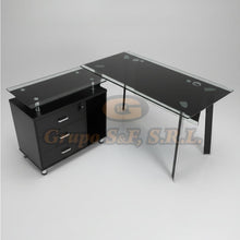 Load image into Gallery viewer, ESCRITORIO 56*28*31 CR ALEXA NEGRO Muebles de Oficina