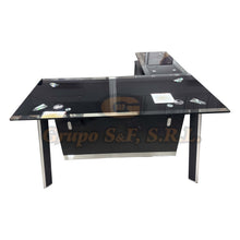 Load image into Gallery viewer, ESCRITORIO 56*28*31 CR ALEXA NEGRO Muebles de Oficina