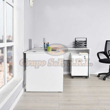 Load image into Gallery viewer, Escritorio En L 63X58X30 Color Blanco (Rms-320-Dd-1) Muebles De Oficina