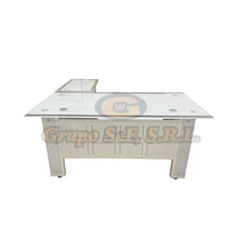 Load image into Gallery viewer, ESCRITORIO L 63X63X30” CR BLANCO Muebles de Oficina