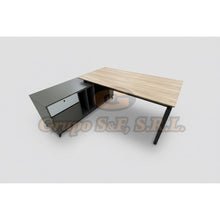 Cargar imagen en el visor de la galería, ESCRITORIO L 71X63X30’’ GRIS Muebles de Oficina
