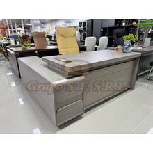 Cargar imagen en el visor de la galería, Escritorio L 71X71X30’’ Oro/Beige Muebles De Oficina