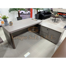 Cargar imagen en el visor de la galería, Escritorio L 71X71X30’’ Oro/Beige Muebles De Oficina