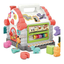 Cargar imagen en el visor de la galería, Juego Casa Multifuncional Clasificador Formas Escolares