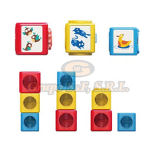 Cargar imagen en el visor de la galería, Juego Torre De Cubos Escolares