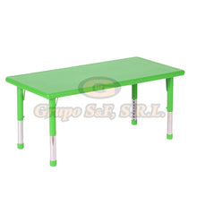 Cargar imagen en el visor de la galería, MESA INFANTIL RECTANGULAR 24X48’’ VERDE Muebles Escolares