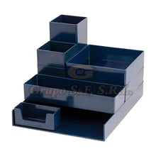 Cargar imagen en el visor de la galería, ORGANIZADOR PARA ESCRITORIO 8/1 AZUL OSCURO Material & Equipo de Oficina