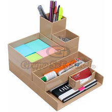 Cargar imagen en el visor de la galería, ORGANIZADOR PARA ESCRITORIO 8/1 BEIGE Material & Equipo de Oficina