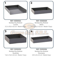 Cargar imagen en el visor de la galería, ORGANIZADOR PARA ESCRITORIO 8/1 GRIS Material & Equipo de Oficina