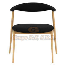 Cargar imagen en el visor de la galería, SILLA PARA VISITA MAXINE NEGRO Muebles de Oficina