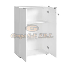 Cargar imagen en el visor de la galería, Armario Madera 29X14X44 Color Blanco (Rkt-332-Dd-1) Almacenamiento