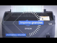 Cargar y reproducir el video en el visor de la galería, IMPRESORA EPSON LX-350