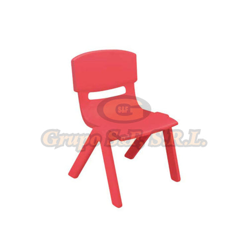 Silla Infantil Candy Rojo (0700095) Muebles Escolares
