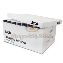 Cargar imagen en el visor de la galería, Archivo Muerto Plastico Legal 25X38X55Cm Tapa Independiente (Ud/pq25) Almacenamiento
