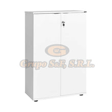 Cargar imagen en el visor de la galería, Armario Madera 29X14X44 Color Blanco (Rkt-332-Dd-1) Almacenamiento
