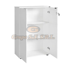 Cargar imagen en el visor de la galería, Armario Madera 29X14X44 Color Blanco (Rkt-332-Dd-1) Almacenamiento
