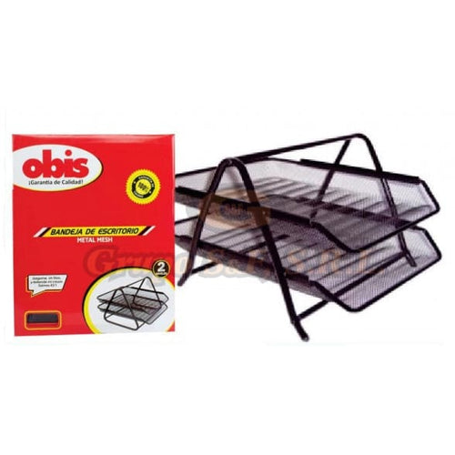 Bandeja P/esc. 2/1 Metal Plata Obis Material & Equipo De Oficina