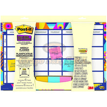 Load image into Gallery viewer, Calendario Planificador Semanal Con Notas Adhesivas Post-It 11X17 (730-Cal-Grdnt) Material &amp; Equipo
