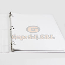 Cargar imagen en el visor de la galería, Carpeta De Tres Anillos 0.5 Blanca (P3129/p1250) Material &amp; Equipo Oficina
