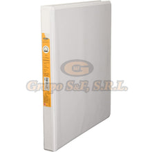 Cargar imagen en el visor de la galería, Carpeta De Tres Anillos 0.5 Blanca (P3129/p1250) Material &amp; Equipo Oficina
