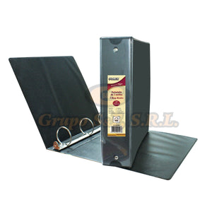 Carpeta De Tres Anillos 3 C/cover Negra (Fc-Rb03Bk) Material & Equipo Oficina