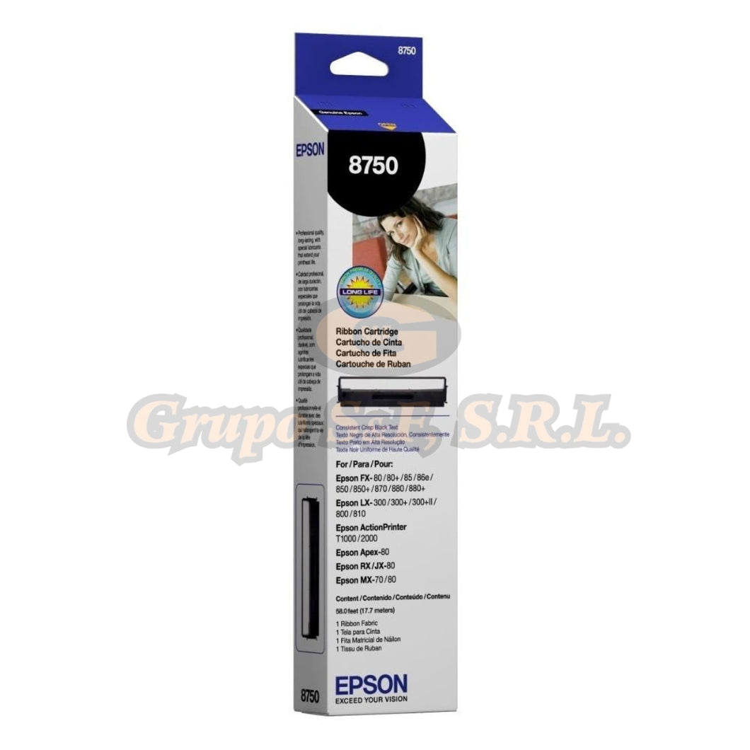 Cinta Epson 8750 Orig. Lx-300 Tinta & Toner