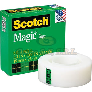 Cinta Adhesiva Invisible Scotch 3/4X27Yd. (810-3/4) Material & Equipo De Oficina