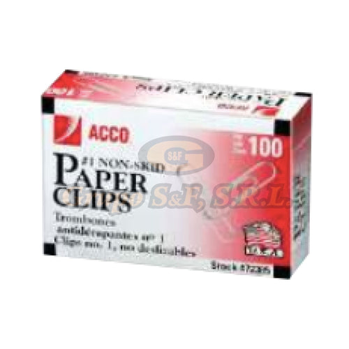 Clip No.1 Acco 33Mm P1612 Material & Equipo De Oficina