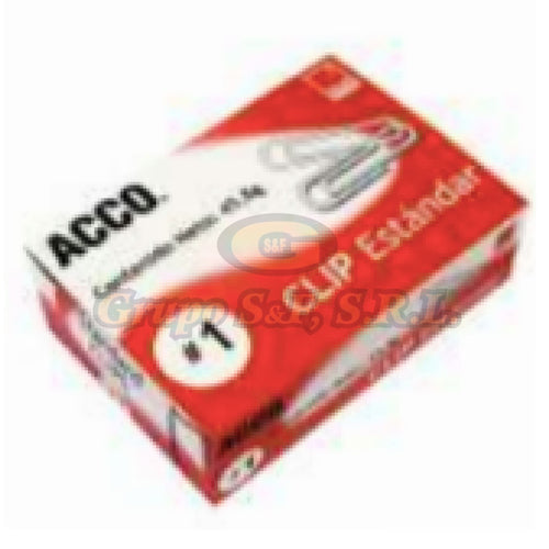 Clip No.1 Acco 33Mm P1650 Material & Equipo De Oficina