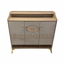 Load image into Gallery viewer, CREDENZA 13X40X41” CREMA/GRIS
