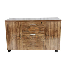 Cargar imagen en el visor de la galería, Credenza 40×16 (Oz-1245B/oz-1245Bc) Zebrano Muebles De Oficina
