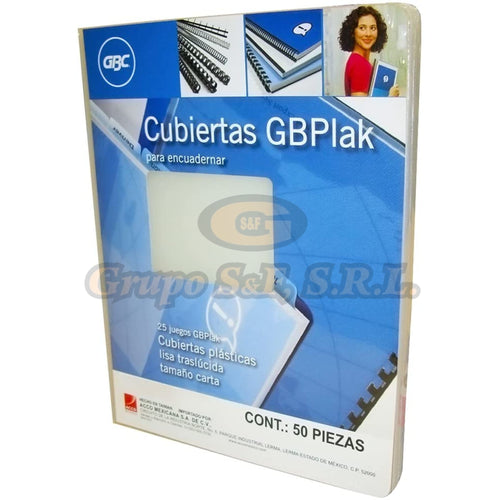 Cubierta P/enc. Plast. Trans Pr Gbc Material & Equipo De Oficina