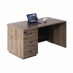 Escritorio 24X48 Md005 Marron Muebles De Oficina