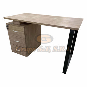 Escritorio 24X48 Marron Muebles De Oficina