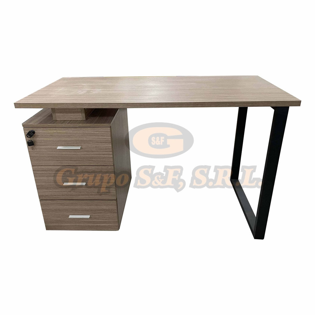 Escritorio 24X48 Marron Muebles De Oficina