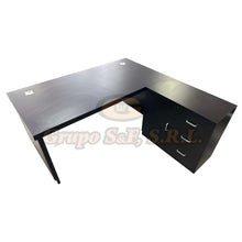 Load image into Gallery viewer, ESCRITORIO 32X64X30’’ TOM NEG/MARM Muebles de Oficina
