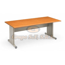 Load image into Gallery viewer, ESCRITORIO 36X60 TOPE HAYA BASE GRIS - Muebles de Oficina
