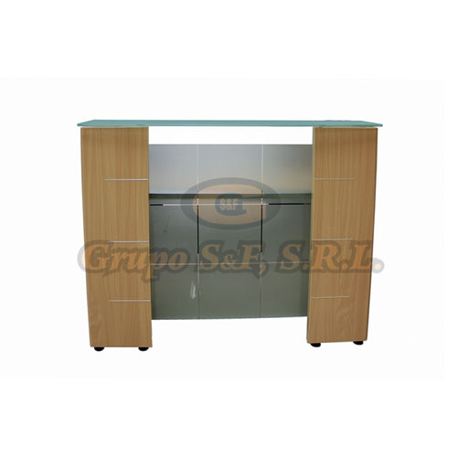 Counter Oz-831 Simple 24X48 Beech Muebles De Oficina