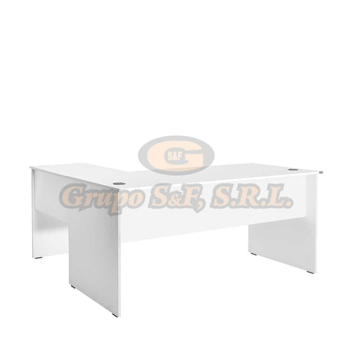 Escritorio En L 63X58X30 Color Blanco (Rms-320-Dd-1) Muebles De Oficina