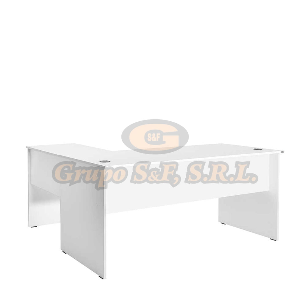 Escritorio En L 63X58X30 Color Blanco (Rms-320-Dd-1) Muebles De Oficina