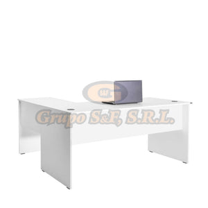 Escritorio En L 63X58X30 Color Blanco (Rms-320-Dd-1) Muebles De Oficina