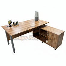 Load image into Gallery viewer, ESCRITORIO L 63X31X30’’ HAYA/NEGRO - Muebles de Oficina
