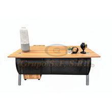 Load image into Gallery viewer, ESCRITORIO L 63X31X30’’ HAYA/NEGRO - Muebles de Oficina
