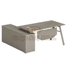 Load image into Gallery viewer, ESCRITORIO L 71X63X30’’ GREIGE C/DER - Muebles de Oficina

