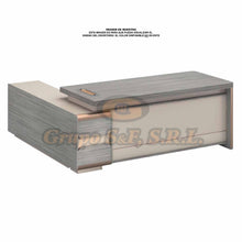 Load image into Gallery viewer, ESCRITORIO L 71X71X30’’ ORO/BEIGE Muebles de Oficina
